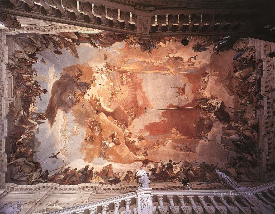 Wurzburg Apollo and the Continents Giovanni Battista Tiepolo Oil Paintings